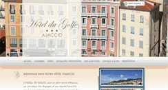 Desktop Screenshot of hoteldugolfe.com