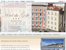 Tablet Screenshot of hoteldugolfe.com